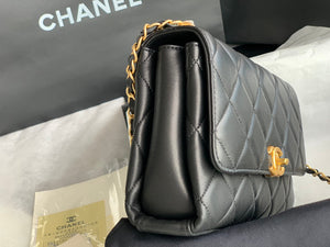 Chanel Small Flap Bag Lambskin AS3241 Black - Default Title - View 6