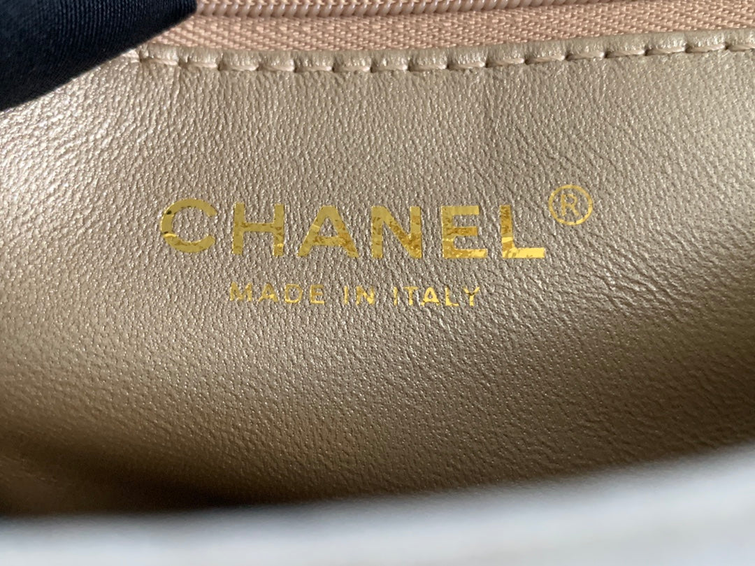 Chanel Small Flap Bag Lambskin AS3241 white