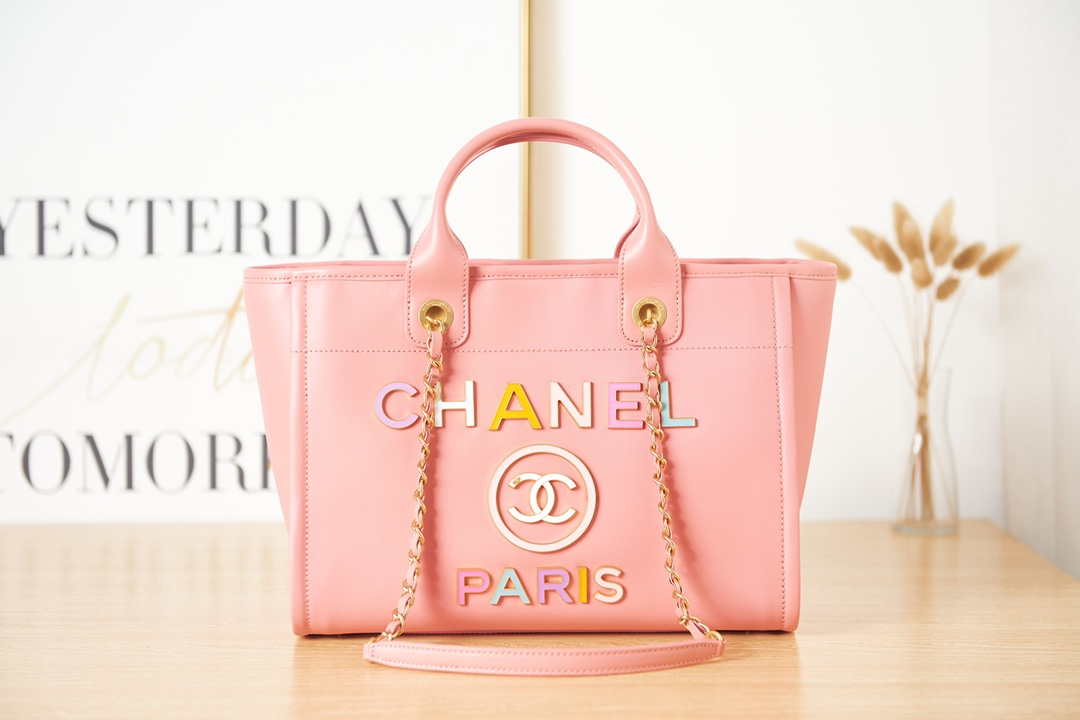 Chanel AS3257 Small Shopping Bag Calfskin Core Pink - Default Title - View 1