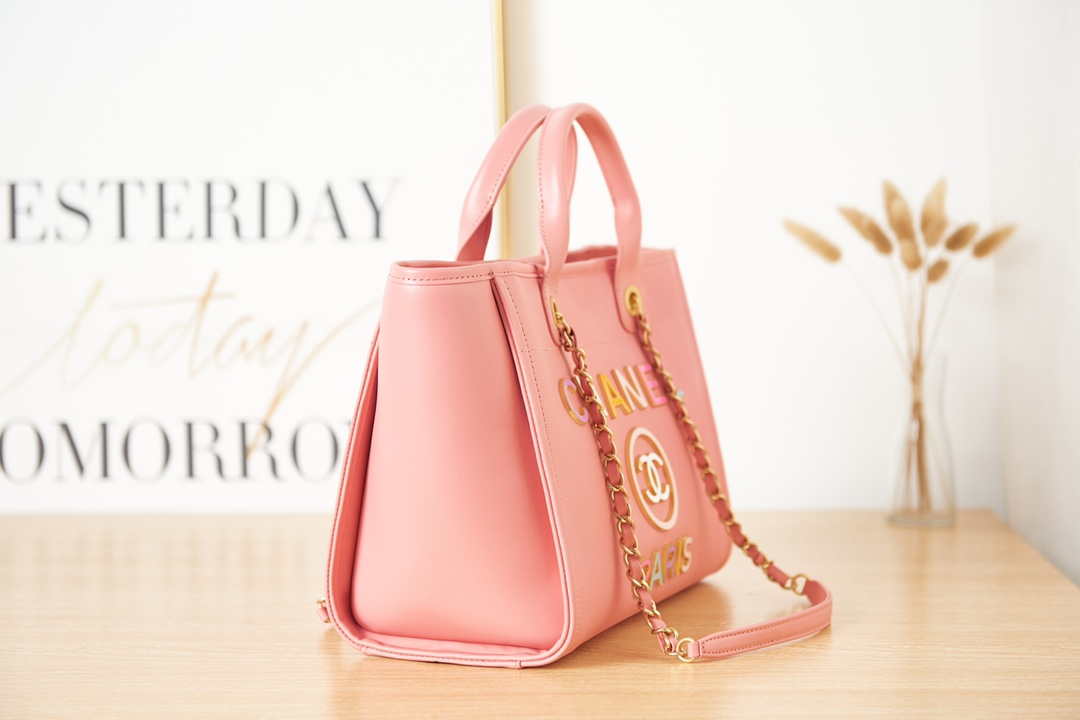 Chanel AS3257 Small Shopping Bag Calfskin Core Pink - Default Title - View 3