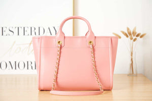 Chanel AS3257 Small Shopping Bag Calfskin Core Pink - Default Title - View 4