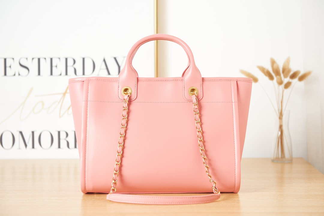 Chanel AS3257 Small Shopping Bag Calfskin Core Pink