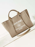 Chanel AS3257 Small Shopping Bag Mixed Fibers Calfskin & Gold-Tone Metal CC8009