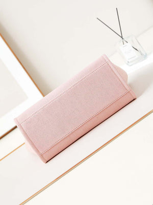 Chanel AS3257 Small Shopping Bag Mixed Fibers Calfskin & Gold-Tone Metal Pink - Default Title - View 6