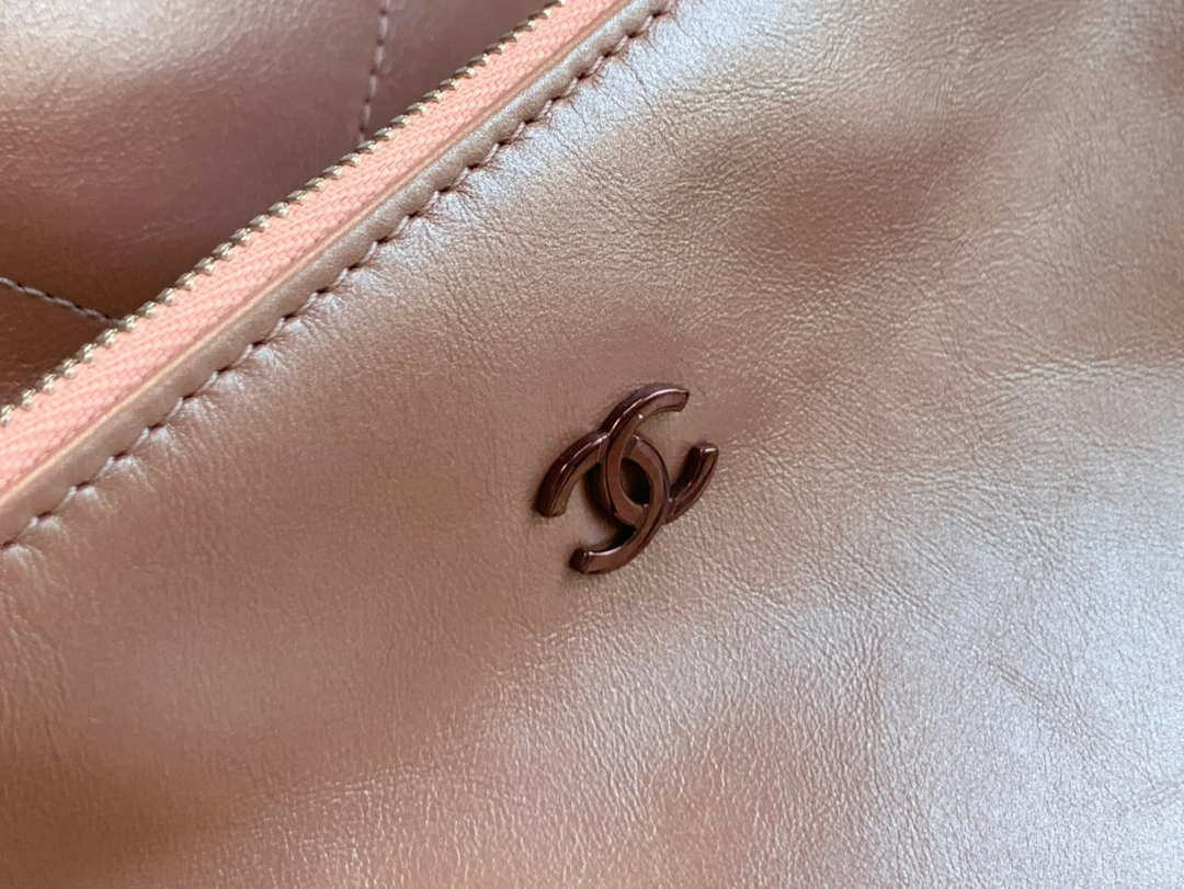 Chanel AS3260 22 Small Handbag Metallic Calfskin Pink Metal - Default Title - View 5