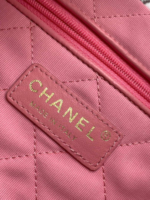 Chanel AS3261  22 Bag Lace Patchwork & Gold-Tone Metal Multicolour - Default Title - View 10