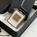 Chanel AS3264 Evening Bag Lambskin Plexi gold Black and White - Default Title - View 1