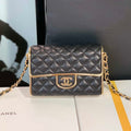 Chanel AS3308 Small Evening Bag 22A Limited Edition Black Lambskin Gold - Default Title - View 1