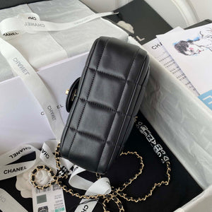 Chanel AS3330 Mini Flap 17cm Bag Black Lambskin - Default Title - View 6