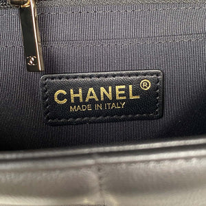 Chanel AS3331 Small Flap 19cm Bag Black Lambskin Gold - Default Title - View 8