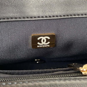 Chanel AS3331 Small Flap 19cm Bag Black Lambskin Gold - Default Title - View 9