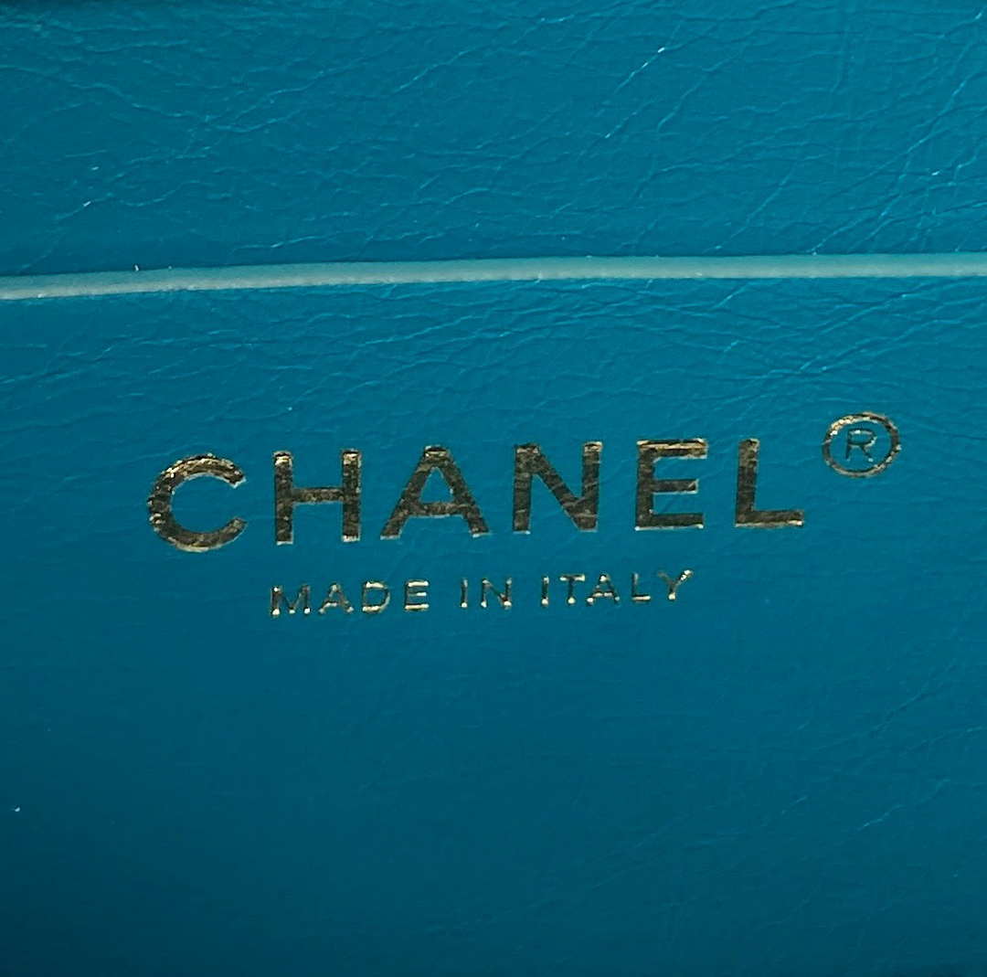 Chanel AS3332 Backpack Shiny Calfskin Bag Blue - Default Title - View 9