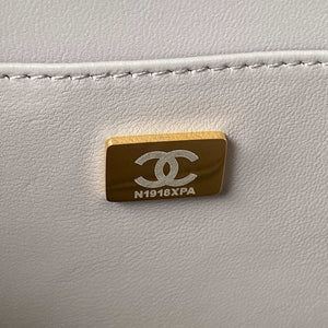 Chanel AS3345 Vanity Case Calfskin & Gold-Tone Metal Gray - Default Title - View 9