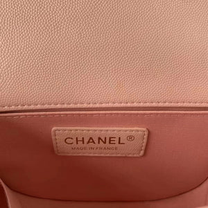 Chanel Small BOY CHANEL Messenger Bag AS3350 Lambskin Pink - Default Title - View 8