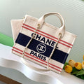 Chanel AS3351  25C Shopping Bag Navy Blue - Default Title - View 1