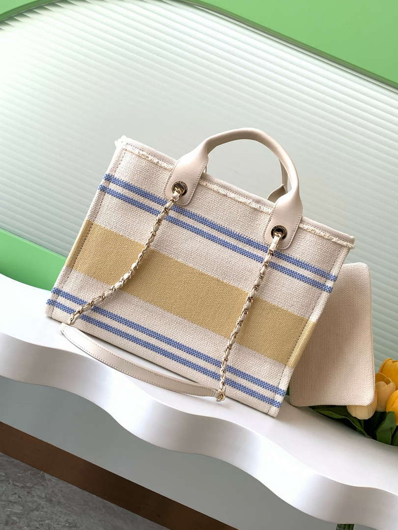 Chanel AS3351  25C Shopping Bag Yellow