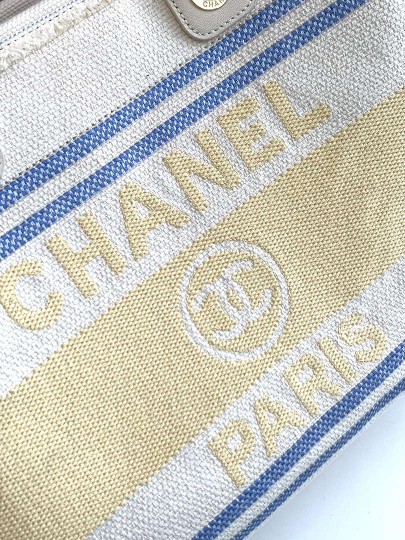 Chanel AS3351  25C Shopping Bag Yellow