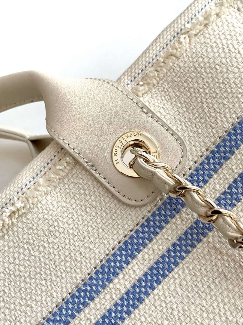 Chanel AS3351  25C Shopping Bag Yellow