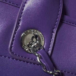 Chanel AS3351 Shopping Bag Shaded Calfskin & Silver-Tone Metal Purple, Blue & Dark Blue - Default Title - View 3