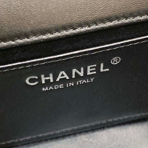 Chanel AS3356 Mini Flap 18cm Patent leather Camellia Black - Default Title - View 9