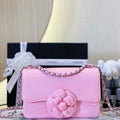 Chanel AS3356 Mini Flap 18cm Patent leather Camellia Pink - Default Title - View 1