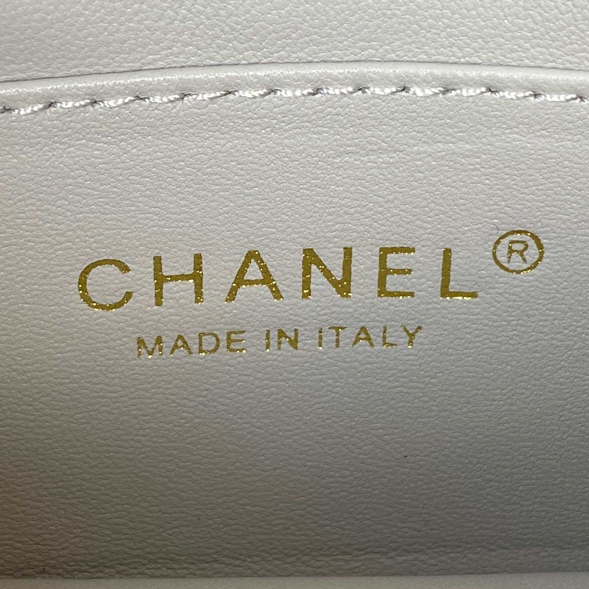 Chanel AS3365 Mini Flap Bag 17cm Lambskin Gray - Default Title - View 8