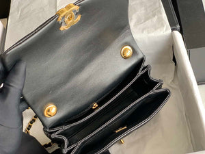 Chanel AS3366 Flap Bag 20cm Lambskin Black - Default Title - View 8
