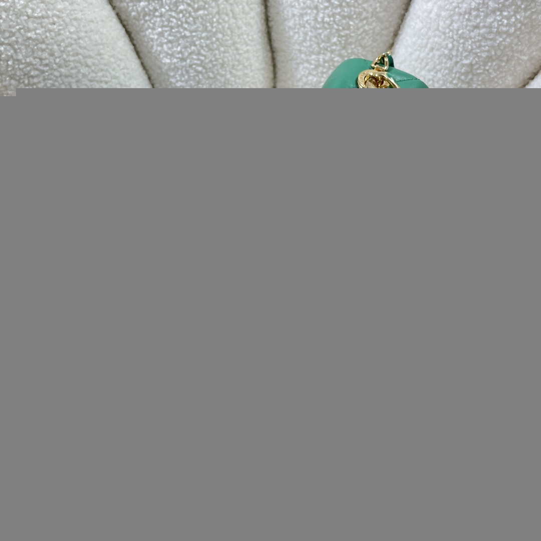 Chanel AS3367 Large Flap Bag 23cm Lambskin Green