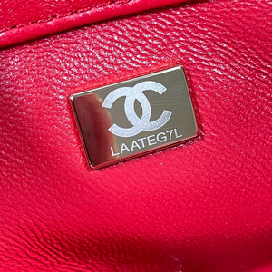 Chanel AS3367 Large Flap Bag 23cm Lambskin Red - Default Title - View 9