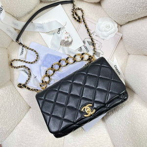 Chanel AS3367 Large Flap Bag 23cm Lambskin Black - Default Title - View 5