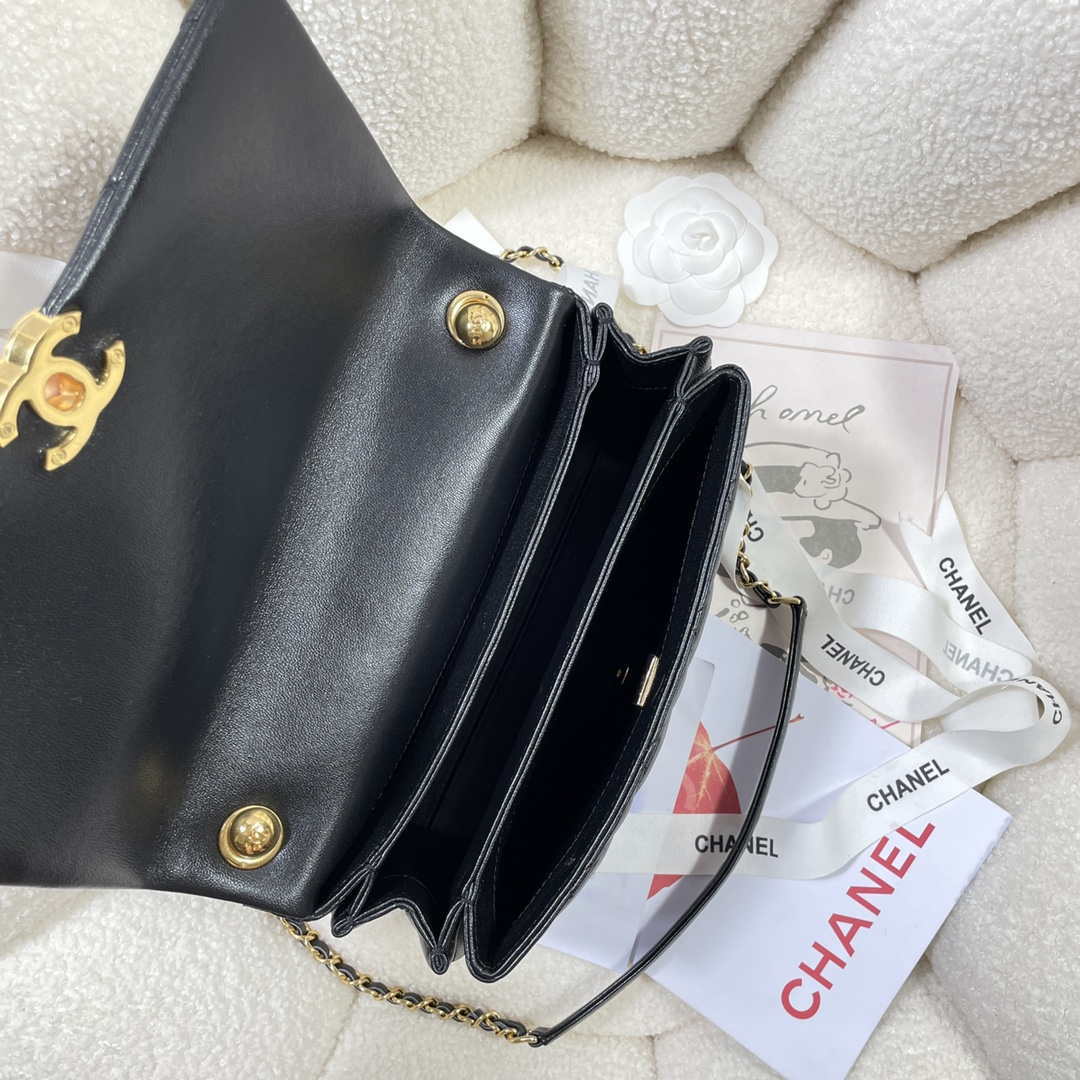 Chanel AS3367 Large Flap Bag 23cm Lambskin Black - Default Title - View 8