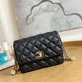 Chanel AS3378 MINI Flap Bag Lambskin Black - Default Title - View 1