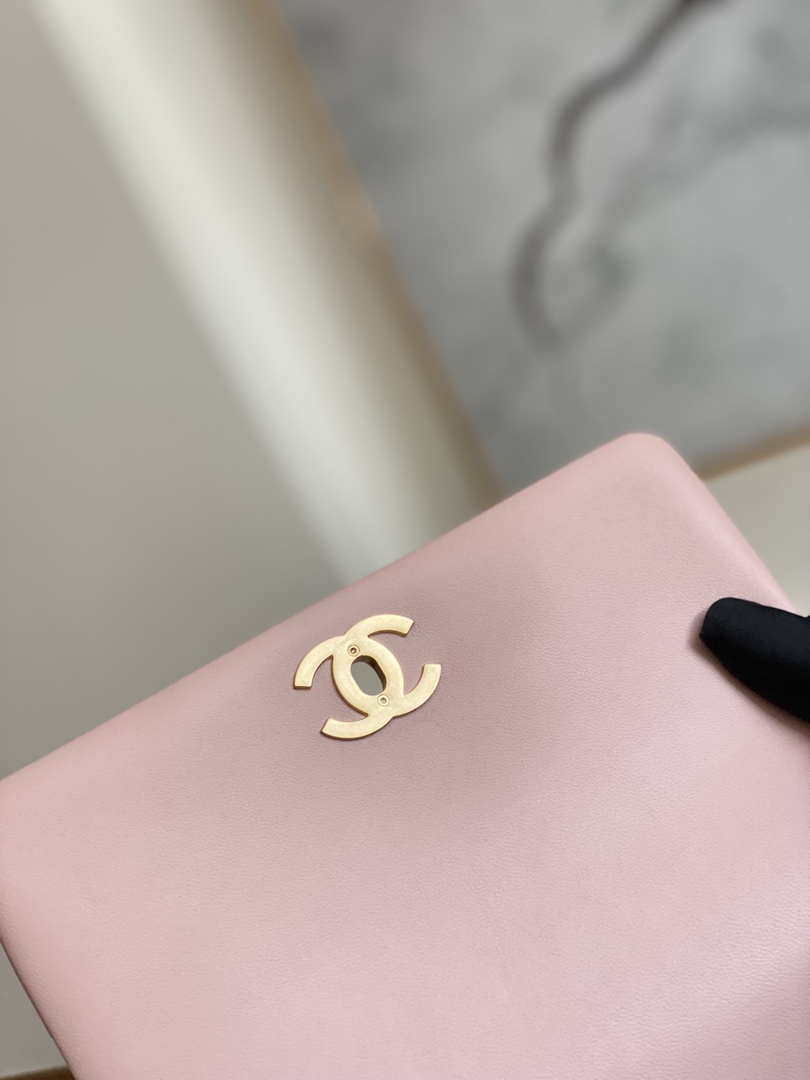 Chanel AS3378 MINI Flap Bag Lambskin Pink