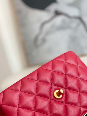 Chanel AS3378 MINI Flap Bag Lambskin Red - Default Title - View 5