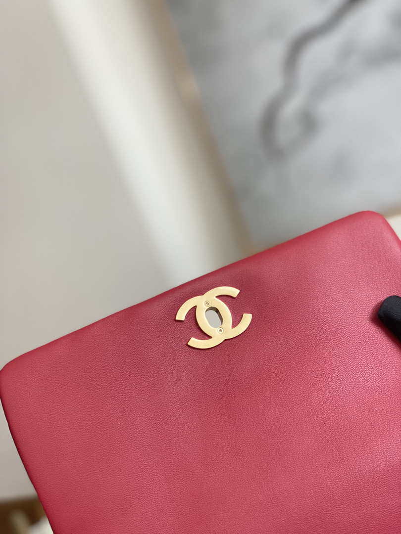 Chanel AS3378 MINI Flap Bag Lambskin Red - Default Title - View 8