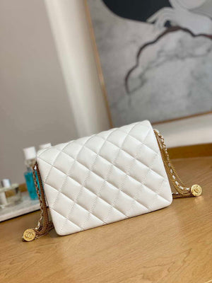 Chanel AS3378 MINI Flap Bag Lambskin White - Default Title - View 2