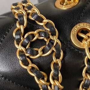 Chanel AS3384 Backpack Chain bag lambskin Black - Default Title - View 4