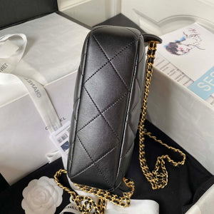 Chanel AS3384 Backpack Chain bag lambskin Black - Default Title - View 6
