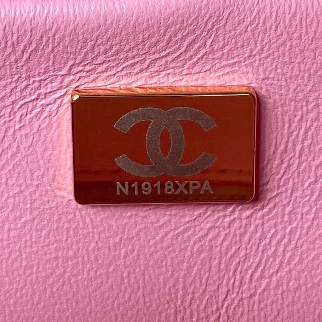 Chanel AS3384 Backpack Chain bag lambskin Pink - Default Title - View 9