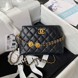 Chanel AS3429 Lambskin Bag Black - Default Title - View 1