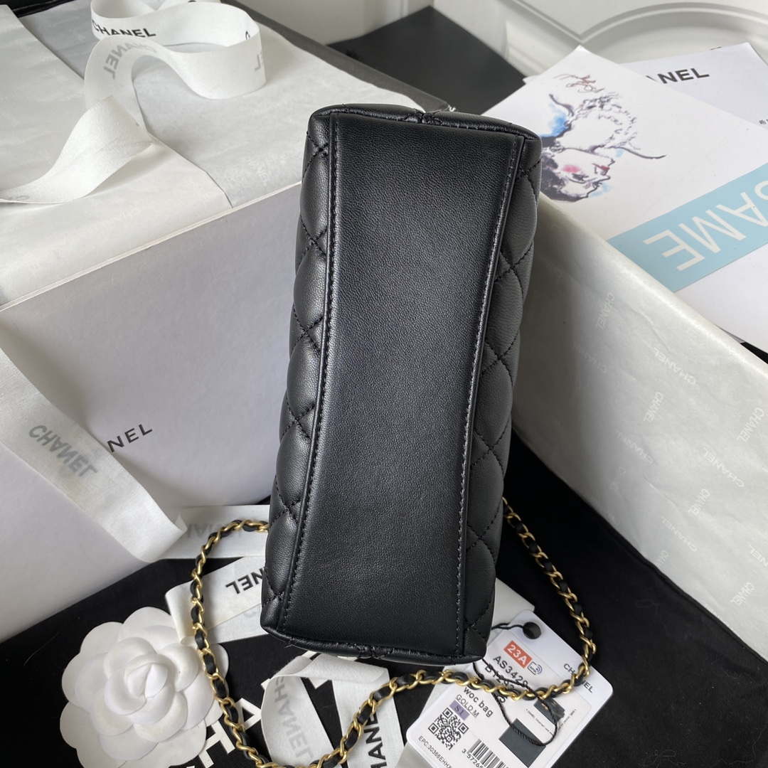 Chanel AS3429 Lambskin Bag Black