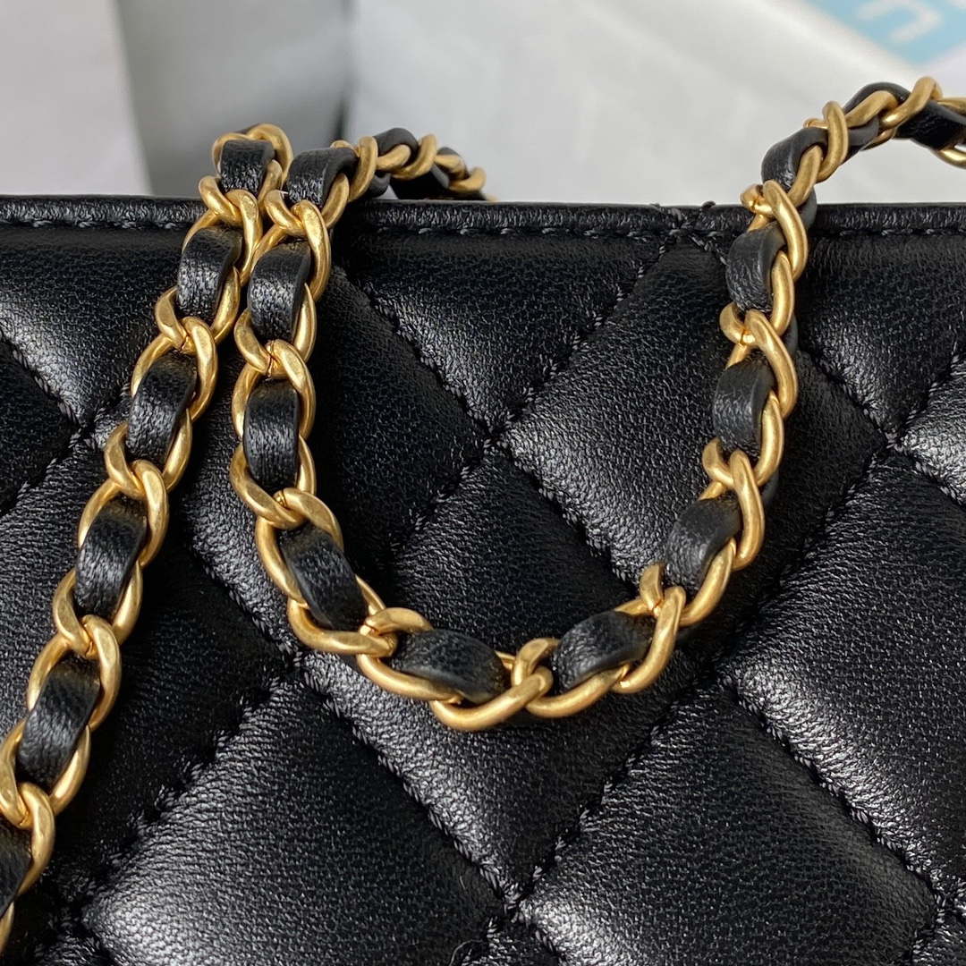 Chanel AS3429 Lambskin Bag Black