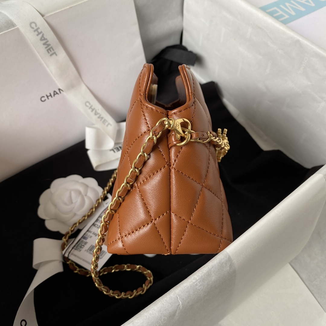 Chanel AS3429 Lambskin Bag Brown - Default Title - View 6