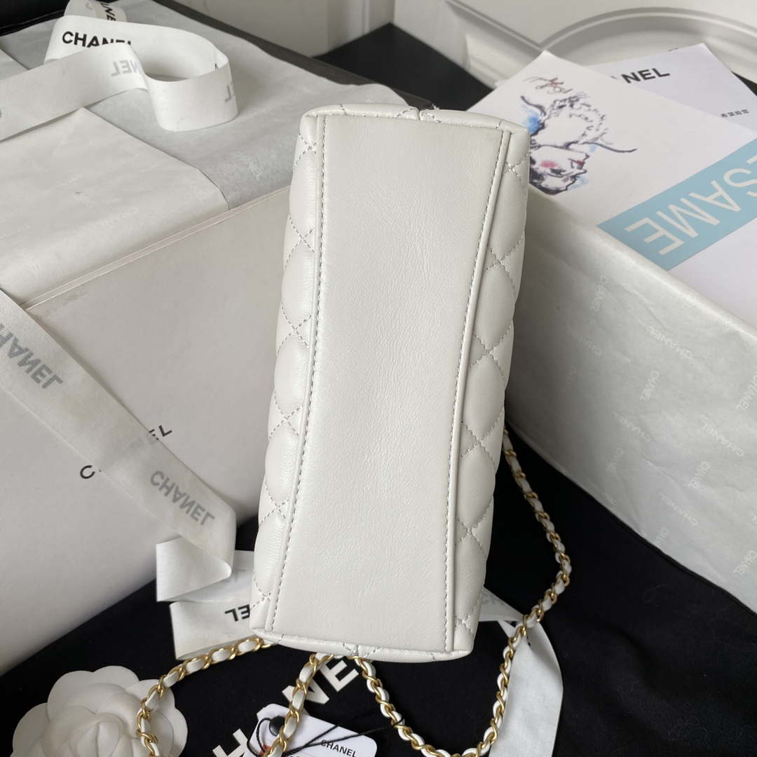 Chanel AS3429 Lambskin Bag White - Default Title - View 4