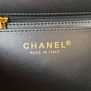 Chanel AS3432 Small Flap Bag Velvet Enamel & Gold-Tone Metal Black - Default Title - View 8