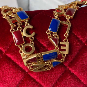 Chanel AS3442 Mini Flap Bag Velvet Enamel & Gold-Tone Metal Wine Red - Default Title - View 4