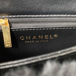 Chanel AS3498 Flap Bag Shearling Black - Default Title - View 8