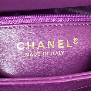 Chanel AS3498 Flap Bag Shearling Purple - Default Title - View 8
