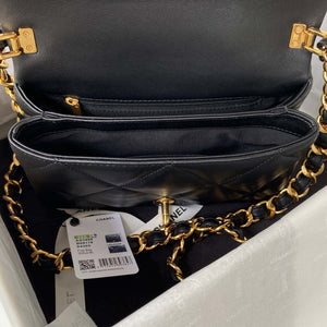 Chanel AS3499 Flap Bag Lambskin Black - Default Title - View 6