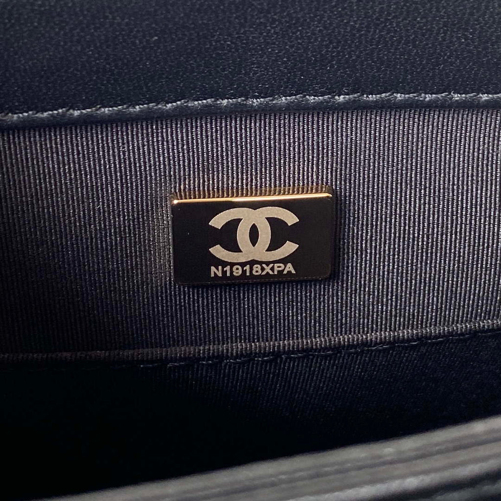 Chanel AS3499 Flap Bag Lambskin Black